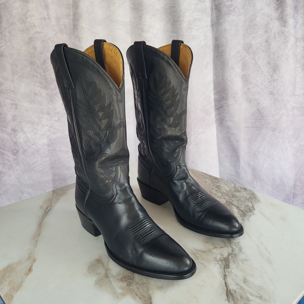 Cody James Size 9 EE Classic Western Cowboy Boots Black Men's